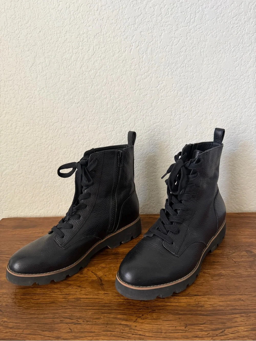 Vionic Lani Combat Boots Women Size 7 - Picture 7 of 9